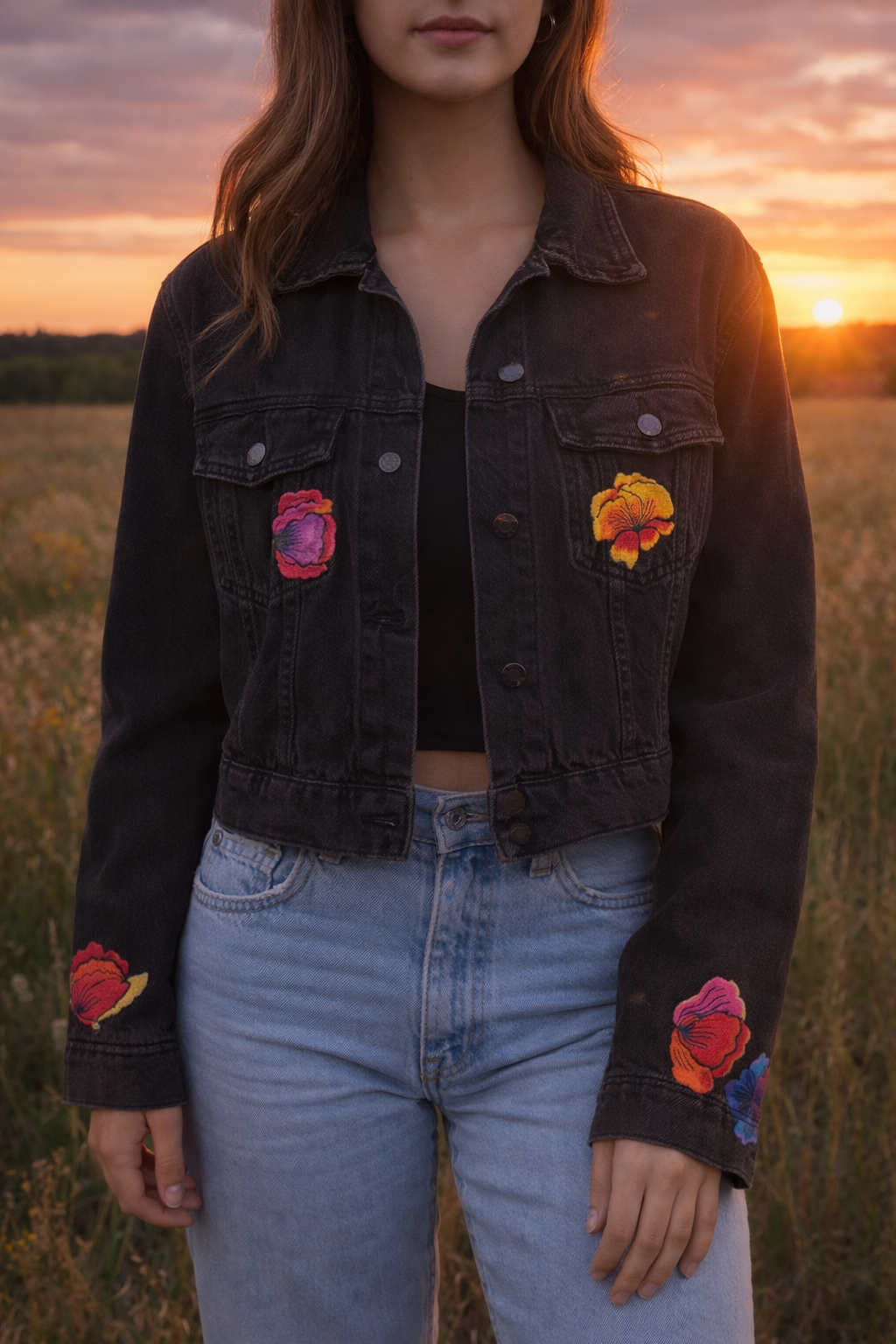 Veste Coquelicots